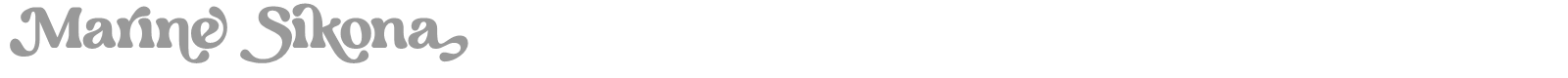 Marine Sikona font preview